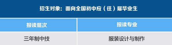 广州白云工商技师学院服装专业