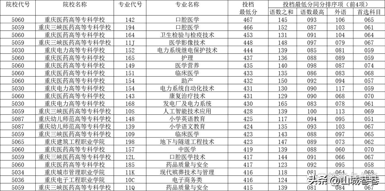 重庆最好的高职专科学校排名2024插图7